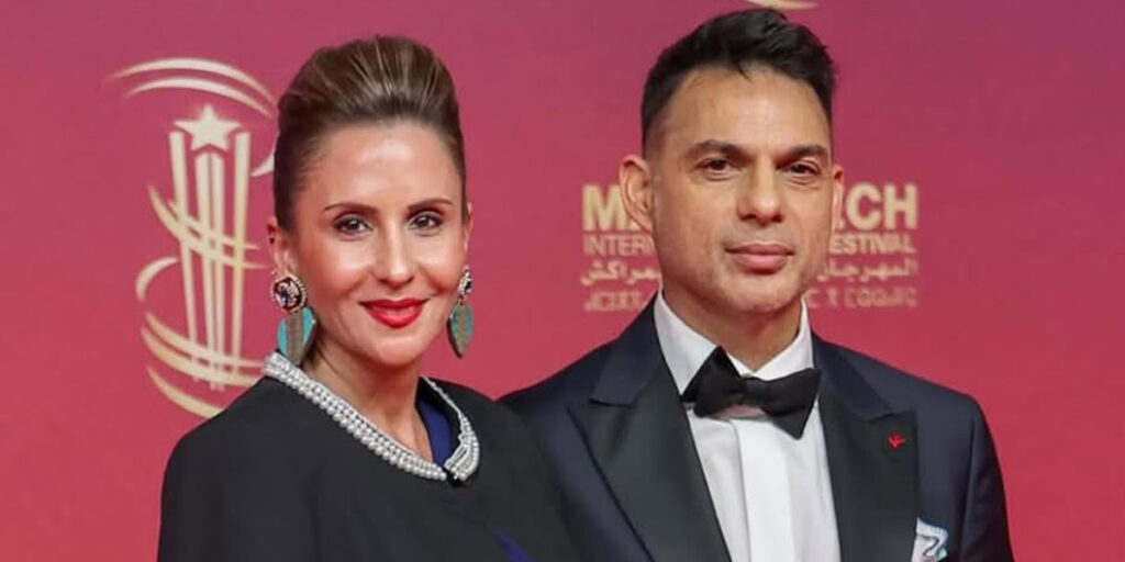 کت و شلوار چهارخانه همسر پیمان