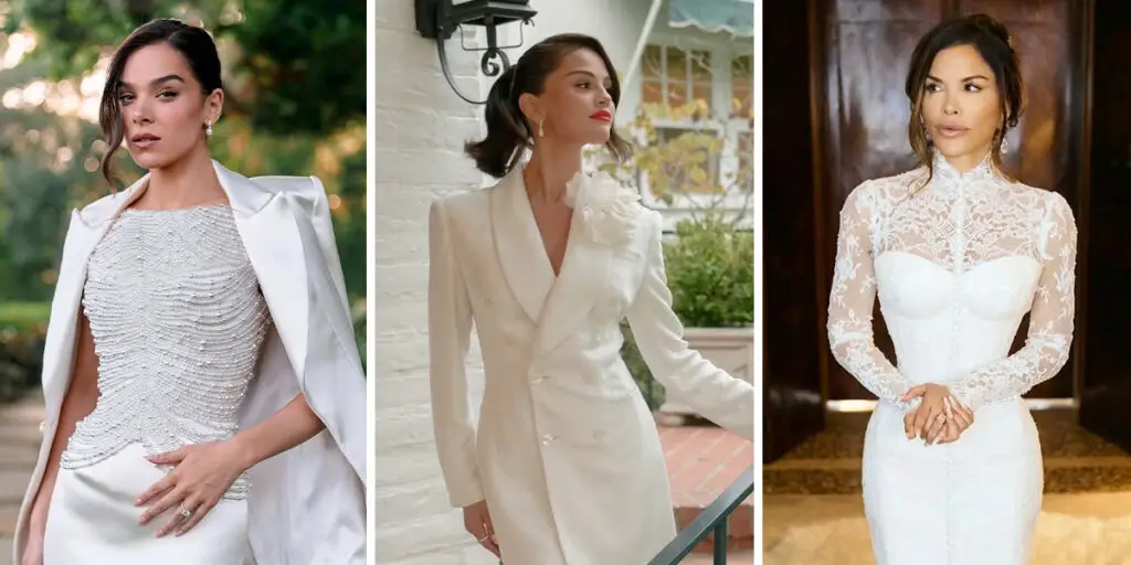 شگفتی‌سازان دنیای مد: عروس‌های مشهور ۲۰۲۵ با لباس‌های بی‌نظیر که همه را مات کردند!
