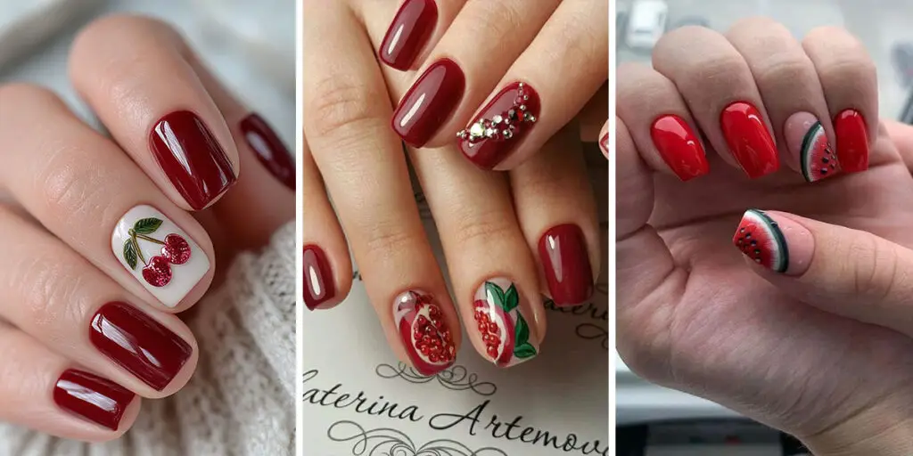 ۲۳ طرح ناخن یلدایی که شما را در شب بلند سال شگفت‌زده می‌کند!