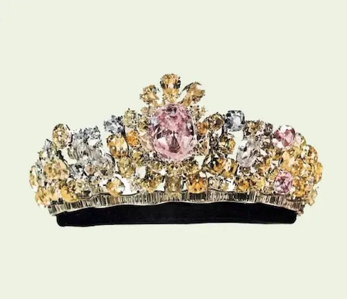 جواهرات فرح دیبا در روز عروسی‌اش