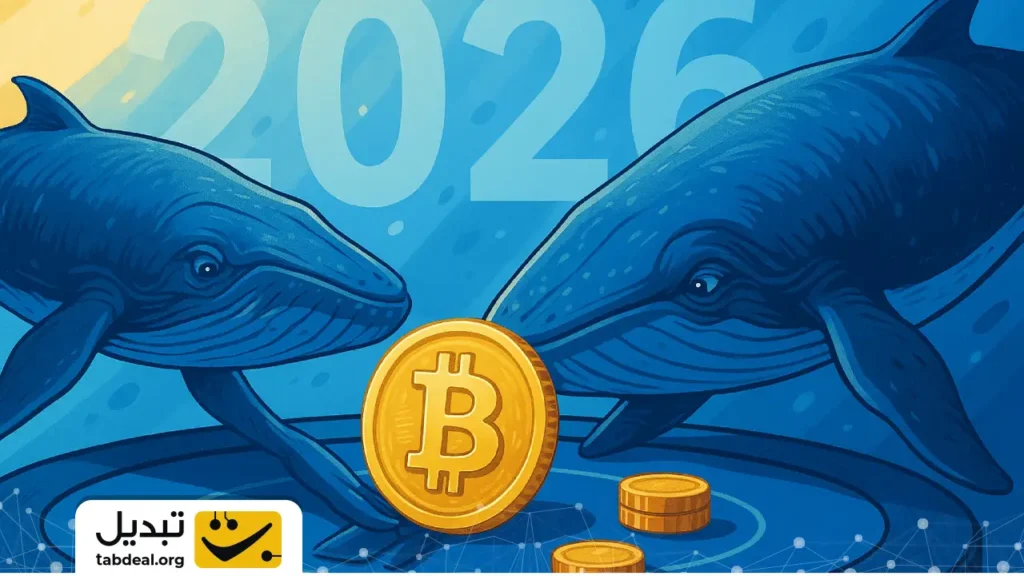 نهنگ‌ها برای ۲۰۲۶ روی بیت ‌کوین شرط بستند