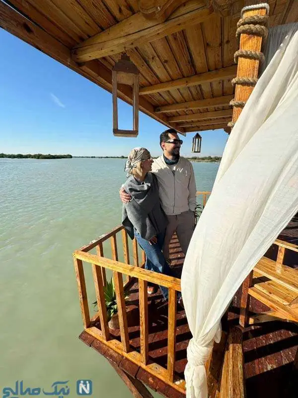 بهرام رادان و همسرش عکس