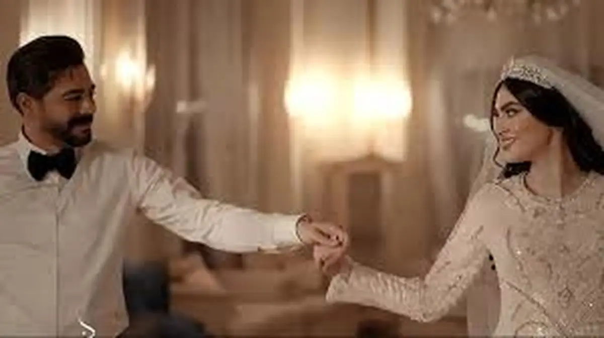 سبک دیزاین کیک عروسی مریم مومن/ ویدئو