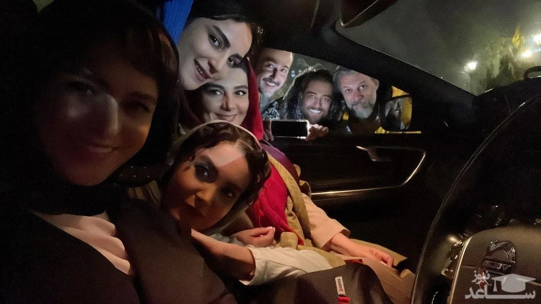 سامیه لک و سایر بازیگران سریال جزیره