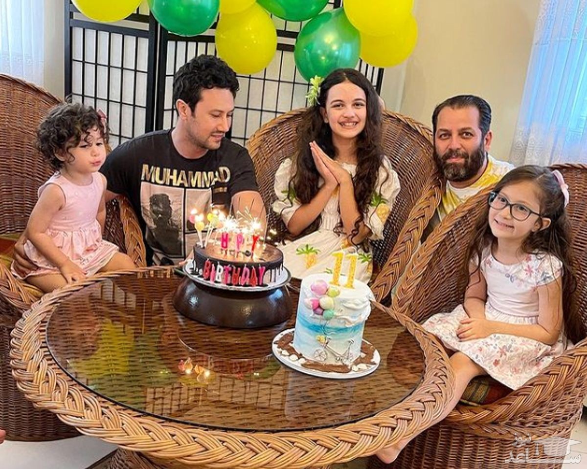 دورهمی دختران شاهرخ استخری و امیررضا دلاوری