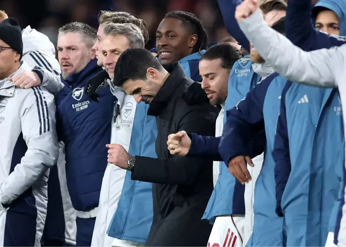 آرتتا: باید گل‌های بیشتری می‌زدیم اما صعود به نیمه‌نهایی نفس‌گیر بود!