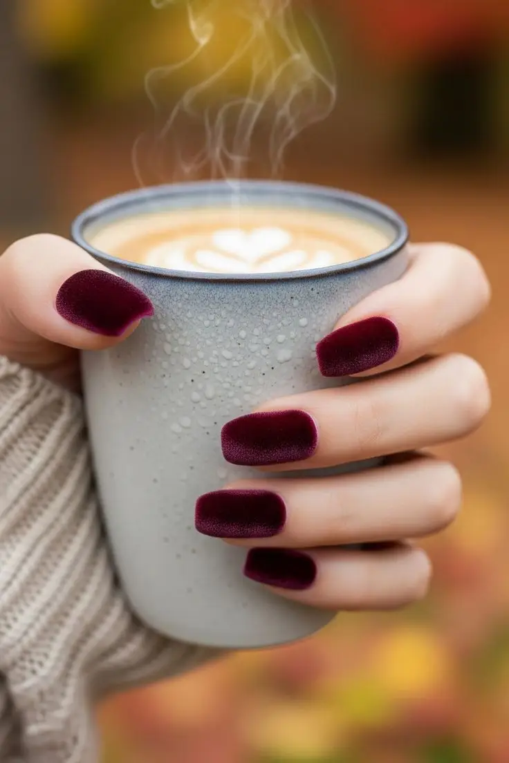 لاک ناخن مخملی