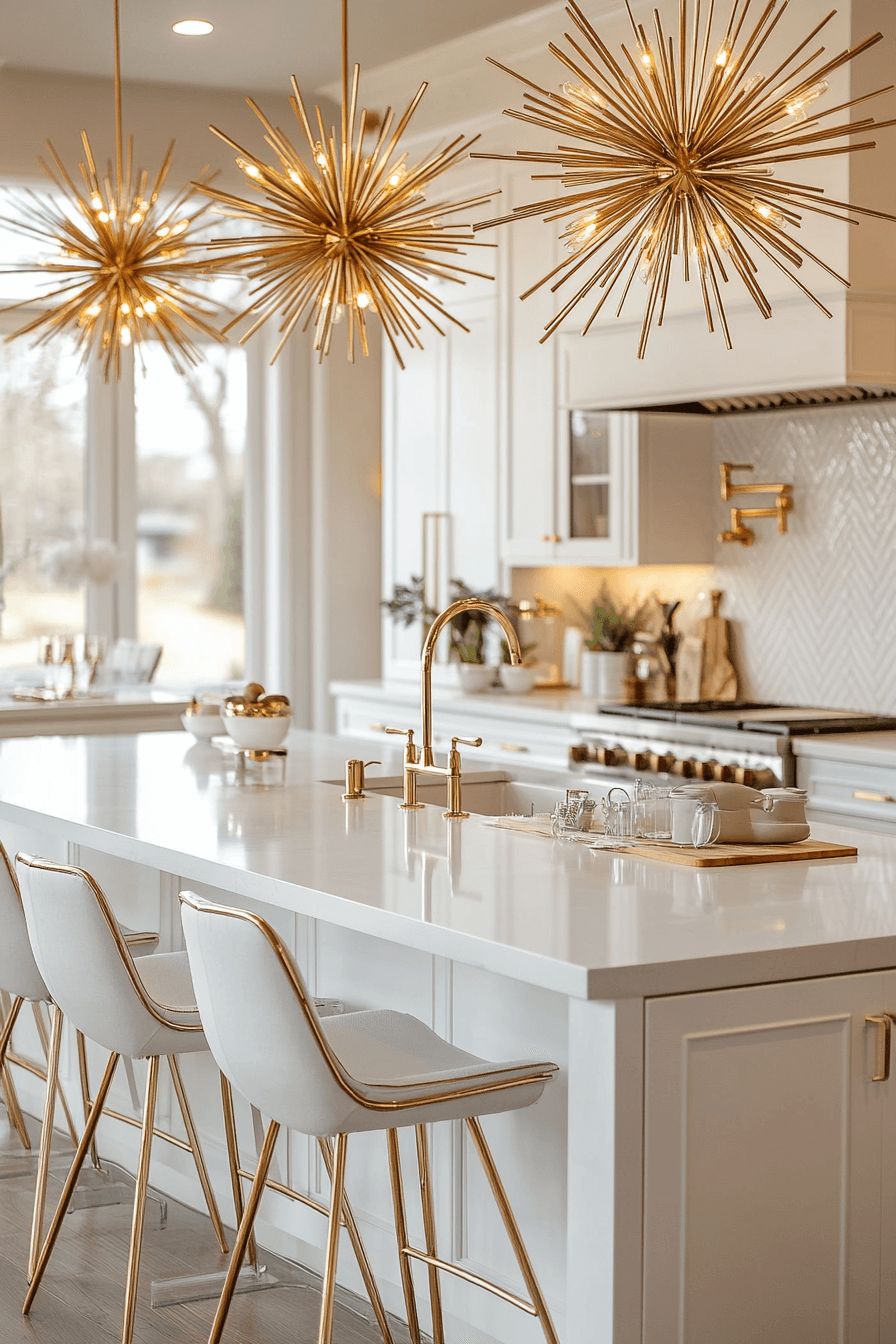 لوستر و چراغ آویز آشپزخانه