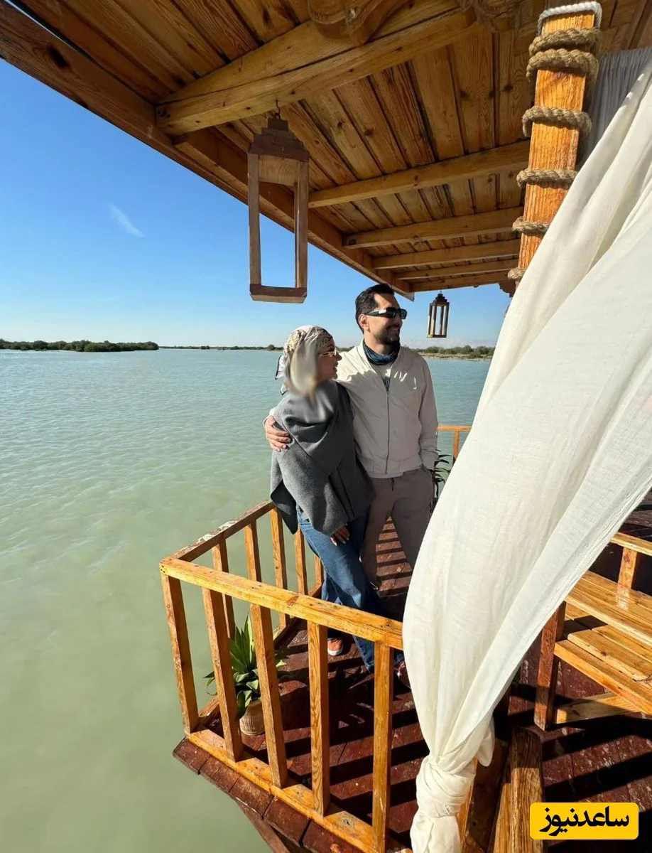 بهرام رادان و همسرش