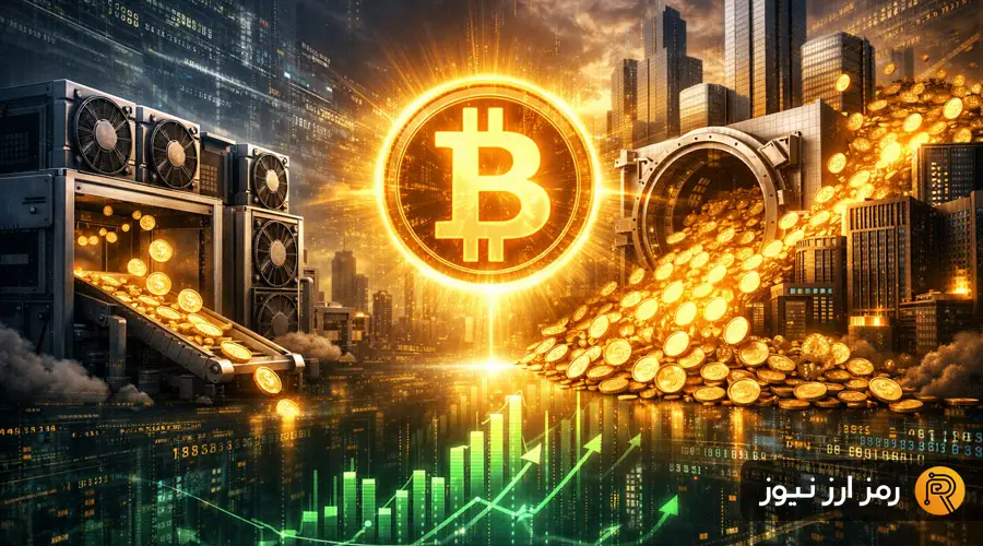 خرید بیت‌کوین توسط نهادی‌ها از عرضه ماینرها برای اولین‌بار در ۶ هفته پیشی گرفت؛ آیا بازار در آستانه تغییر است؟