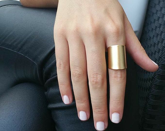 مدل انگشتر طلا بدون نگین شیک