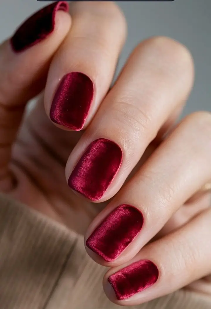 لاک ناخن مخملی