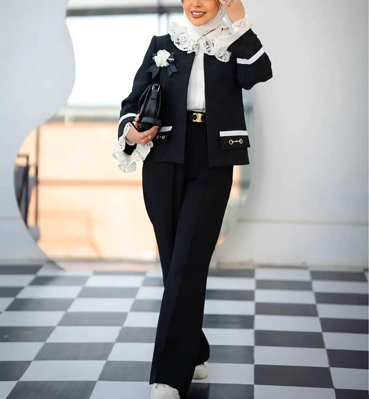 استایل با کت مینیمال