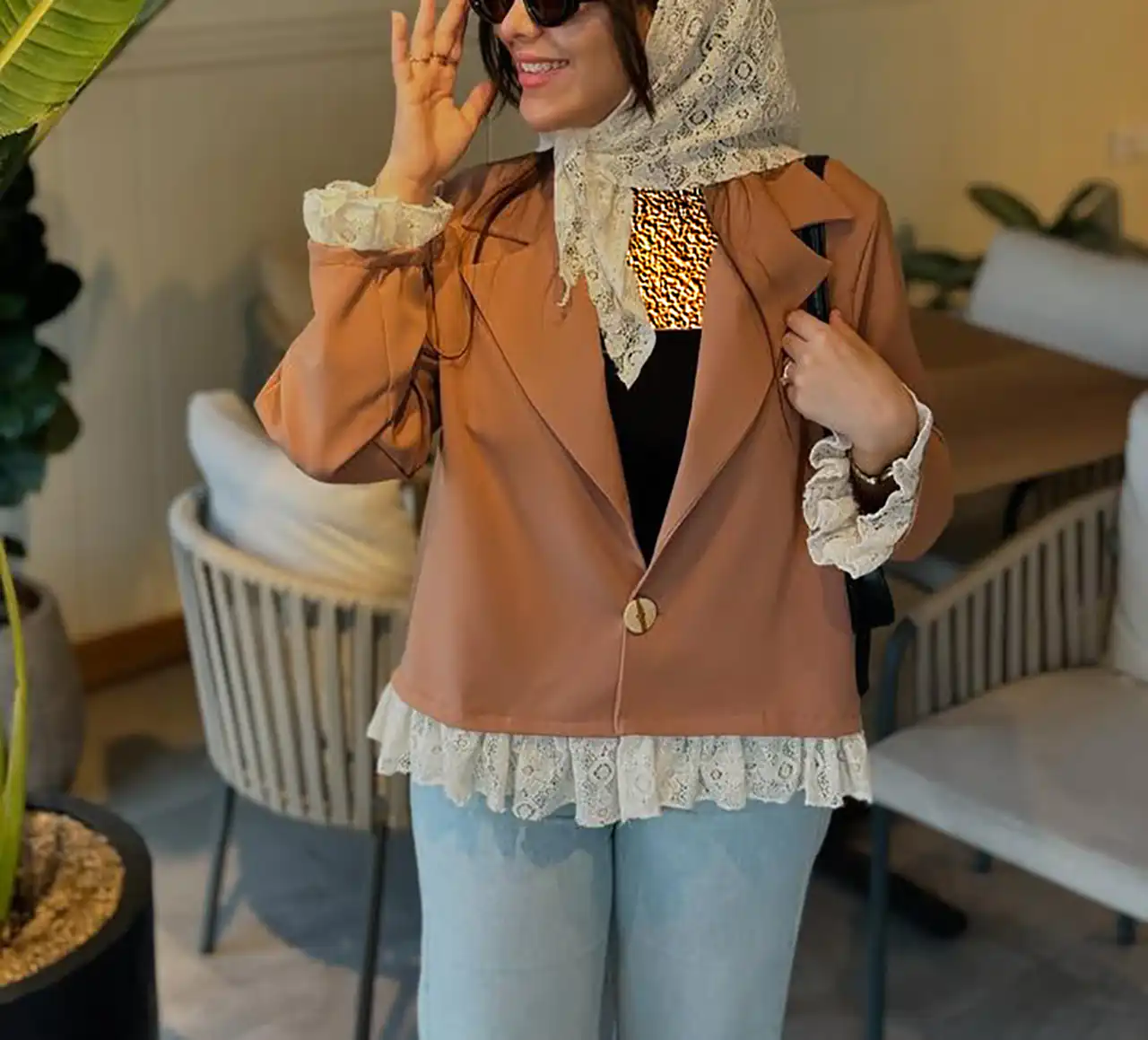 استایل با کت مینیمال