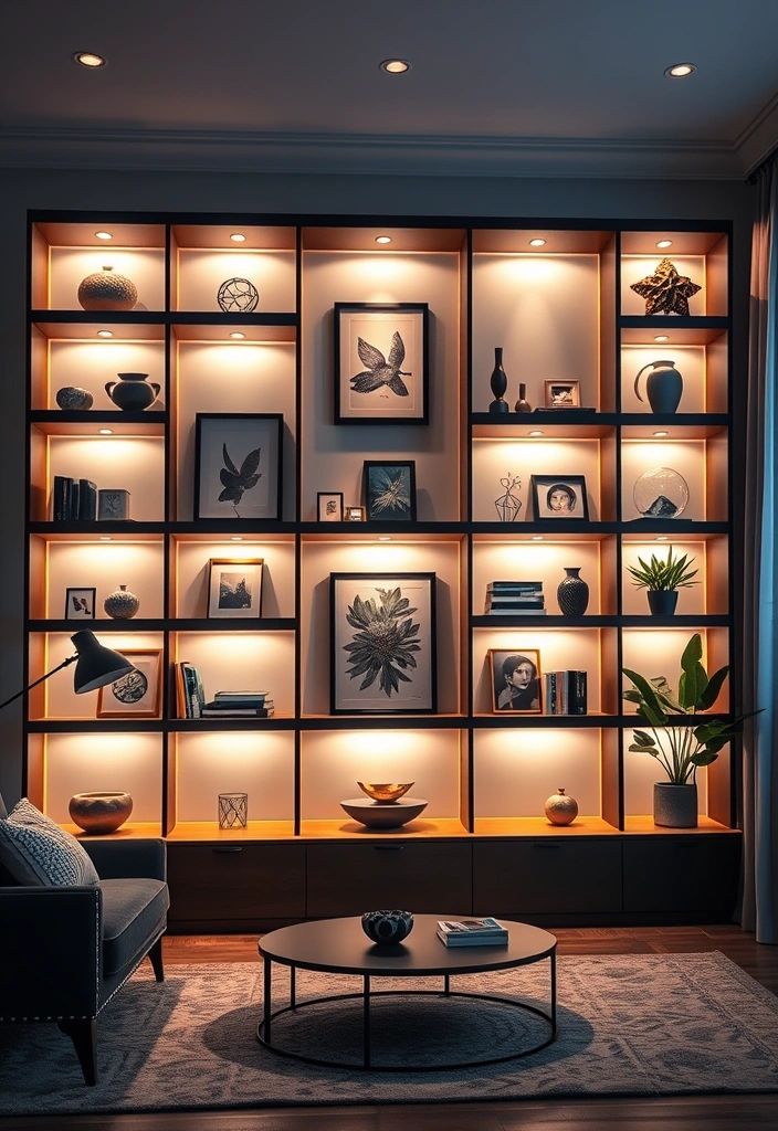 دکوری و ویترین پذیرایی توکار