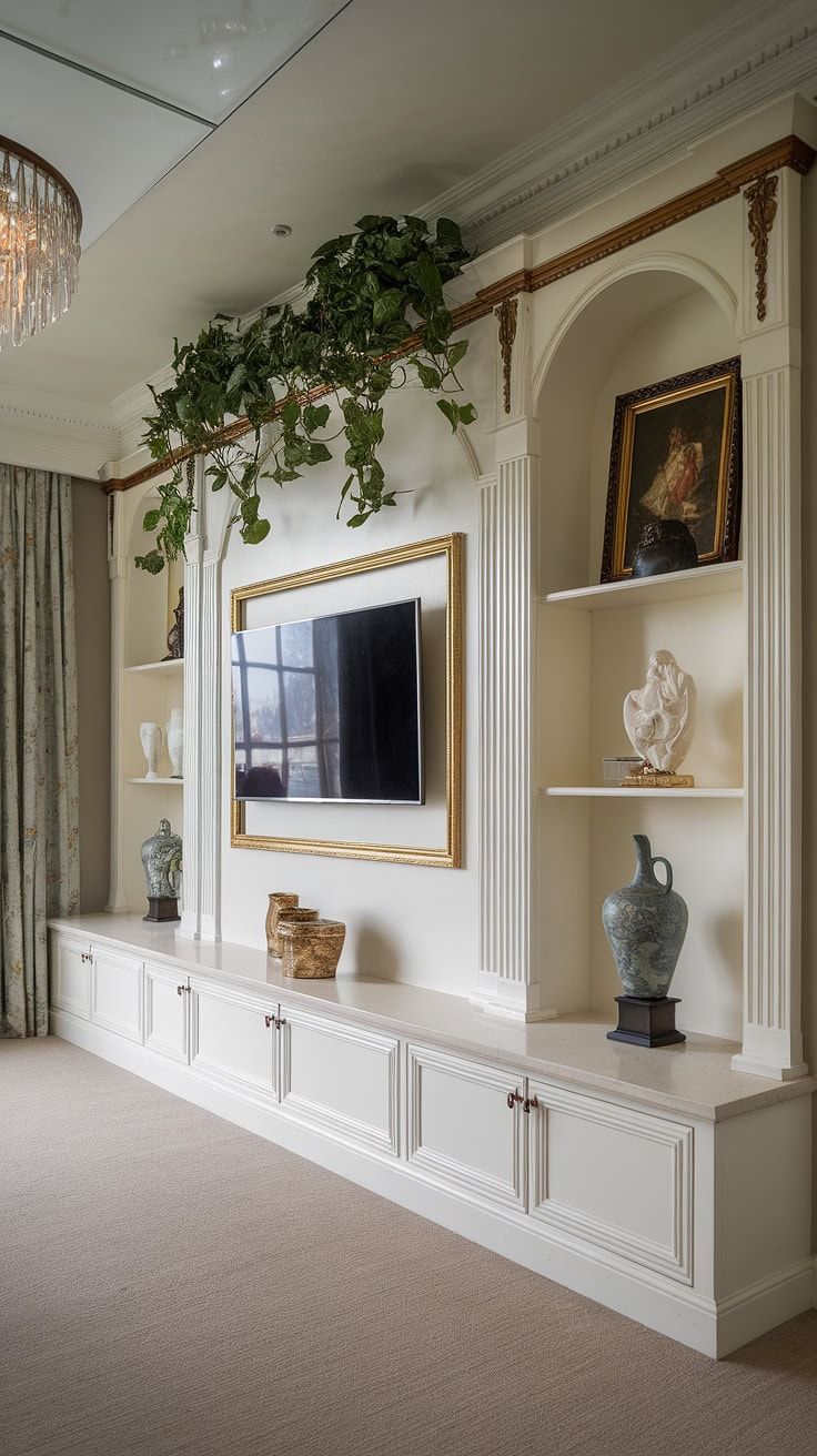 دکوری و ویترین پذیرایی توکار