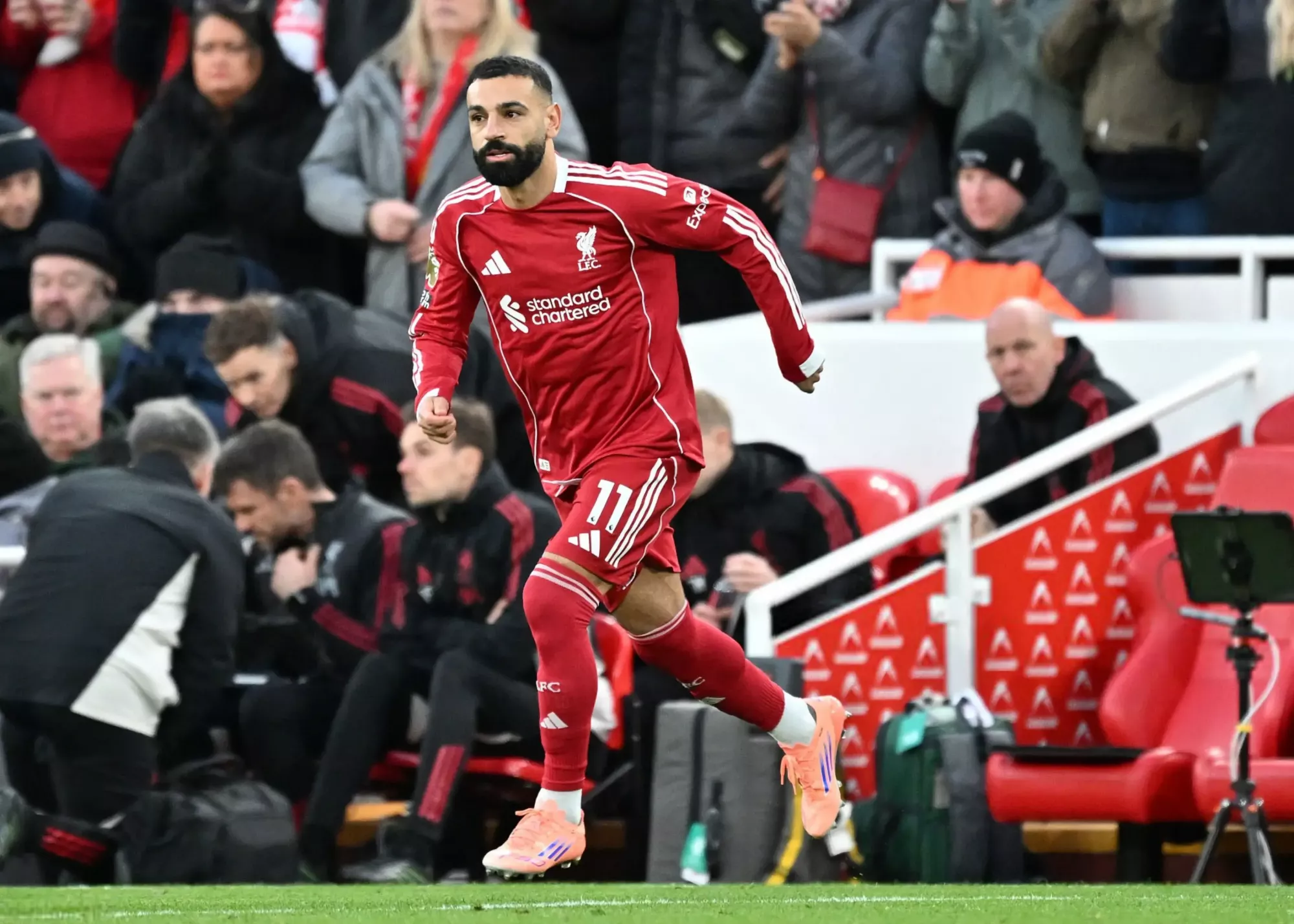 ورود زودهنگام محمد صلاح به زمین؛ تغییر شگفت‌انگیز لیورپول در دقیقه ۲۵!