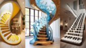 راه پله‌هایی که دکوراسیون خانه را متحول می‌کنند؛ از طراحی مینیمال تا خلاقیت‌های بی‌نظیر!