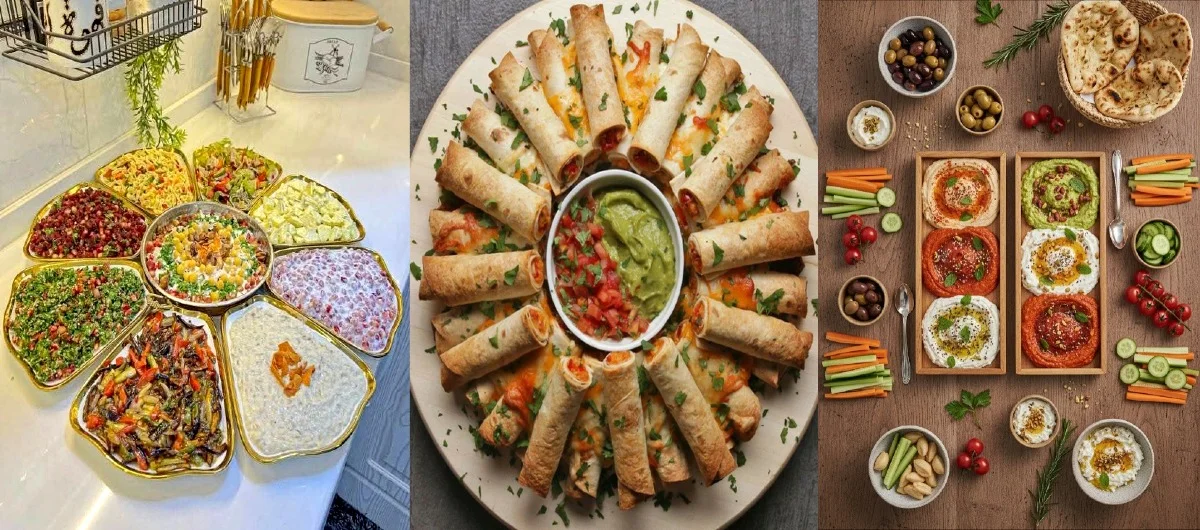 ۵۰ ایده چیدمان غذای نونی با دیزاین شیک برای مهمونی، تولد و دورهمی‌ها