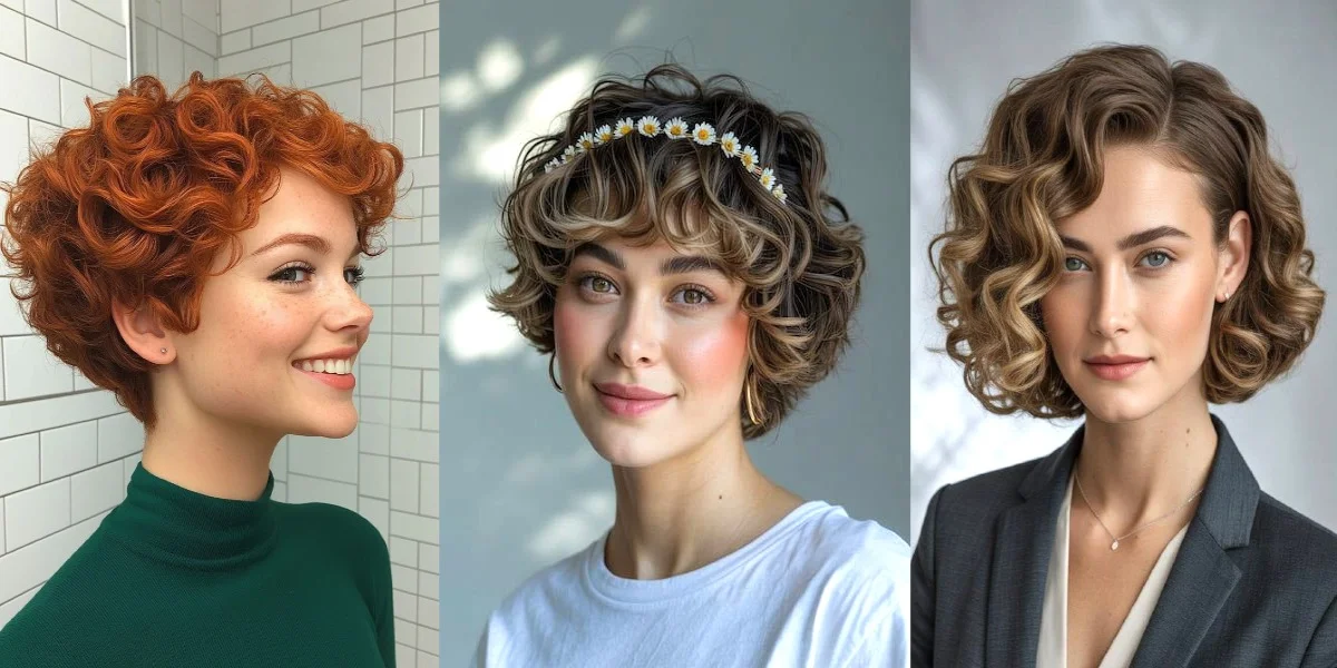 ۴۵ مدل موی فر کوتاه که چهره‌تان را دگرگون می‌کند؛ از استایل روزمره تا VIP مراسم!