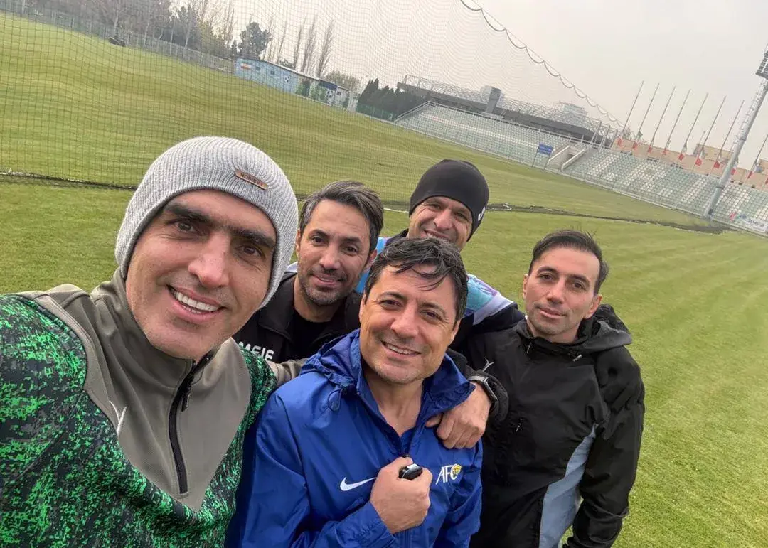 بازگشت درخشان فغانی؛ دیدار گرم با دوستان و حضور ویژه در لیگ برتر فوتبال