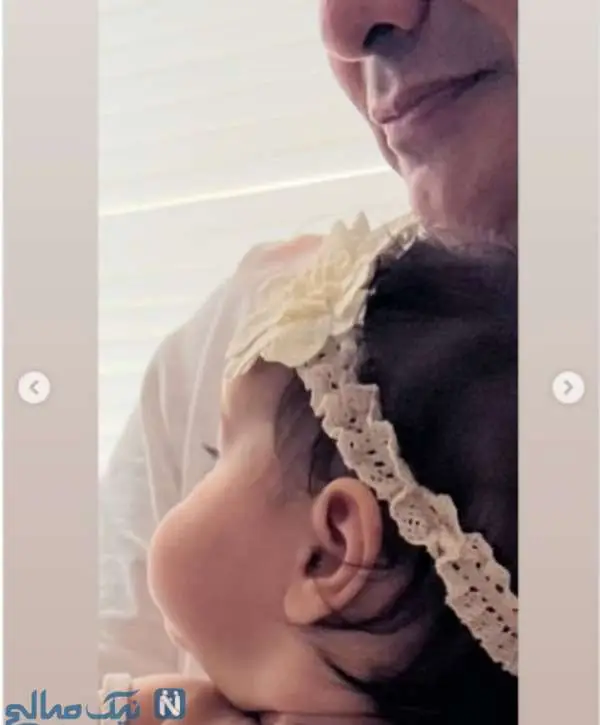 میترا ابراهیمی و فرزندش