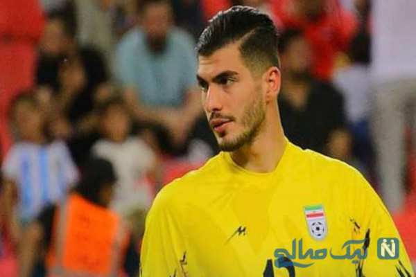 لحظه‌ای ناب از دیدار عاشقانه گلر استقلال خوزستان با همسرش در دل هیجان بازی!