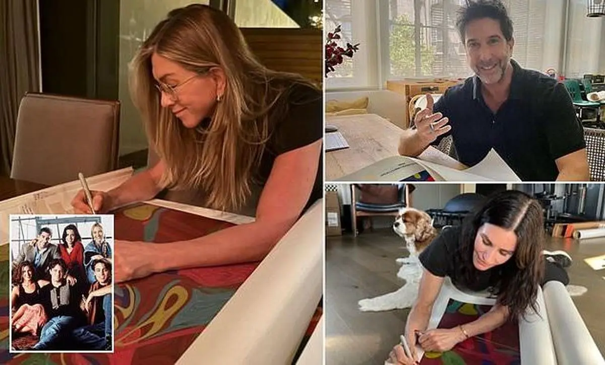 دورهمی احساسی بازیگران «فرندز» برای بزرگداشت متیو پری و حمایت خیریه