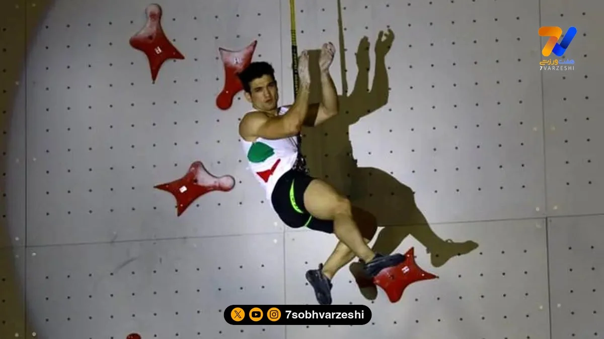 تمرینات طاقت‌فرسای رضا علیپور؛ راز موفقیت قهرمان جهانی سنگ‌نوردی سرعت