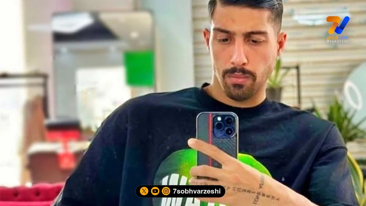 لحظه عاشقانه و خاص حسین سنگرگیر در فولاد آرنا که همه را شگفت‌زده کرد!