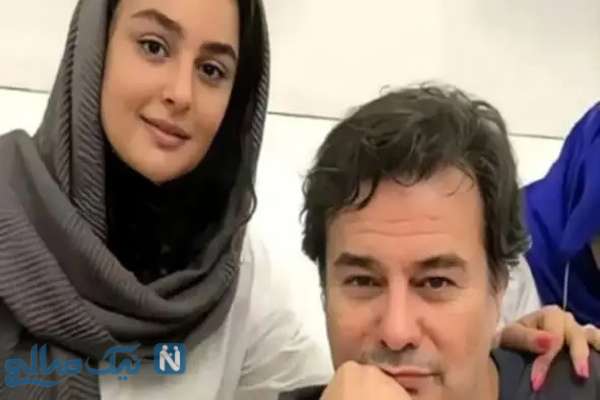 رومی دختر میترا ابراهیمی﻿ با نگاه پر از عشق به پدرش پیمان قاسم‌خانی﻿ در تلویزیون / لحظه‌ای ناب پدر دختری که بینندگان را غافلگیر کرد