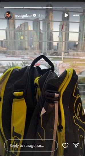 محمدرضا گلزار در دبی