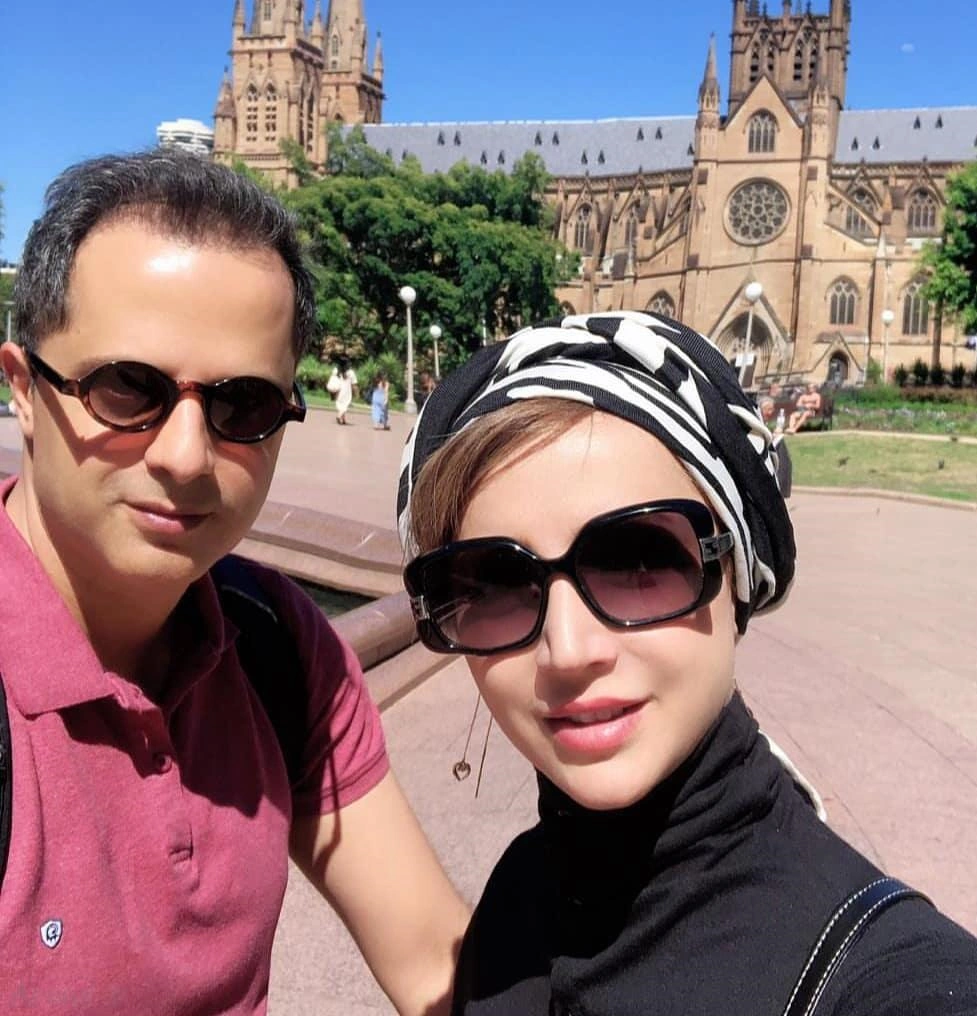 شبنم قلیخانی و همسرش