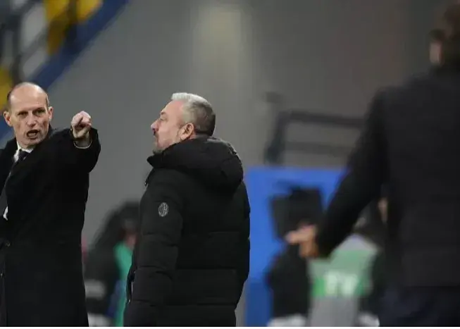 درگیری تند آلگری و کونته در سوپرجام ایتالیا؛ تنش‌ها به اوج رسید!