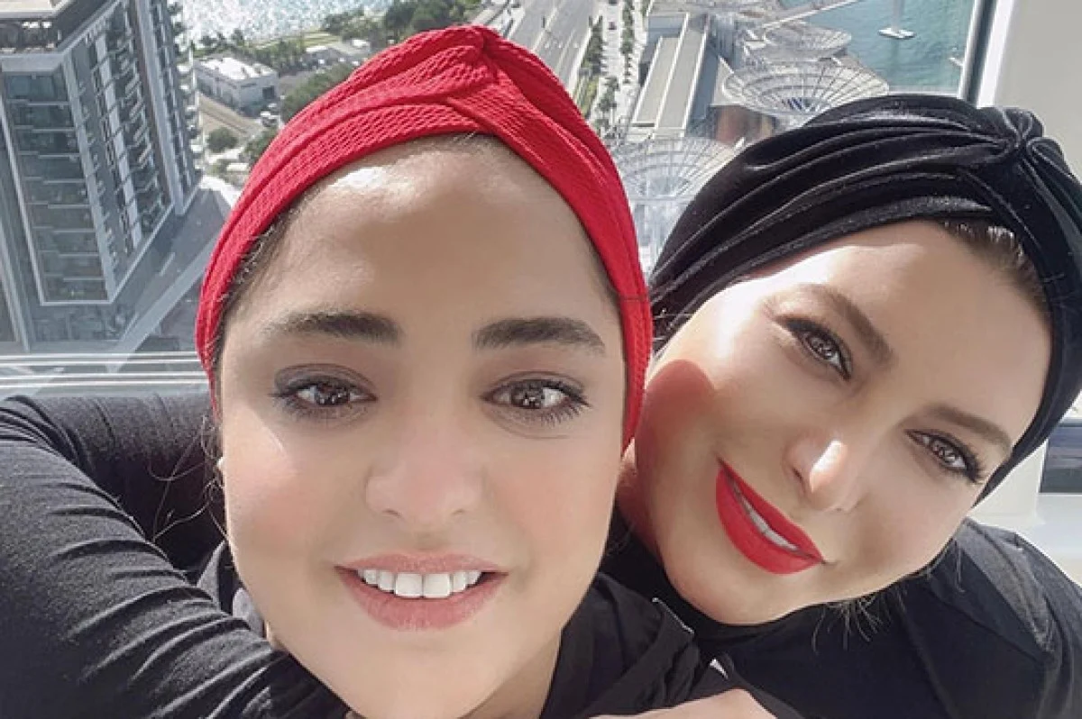 عکس داغ امروز | استایل سنتی نرگس محمدی و فریبا نادری در سلیمانیه عراق