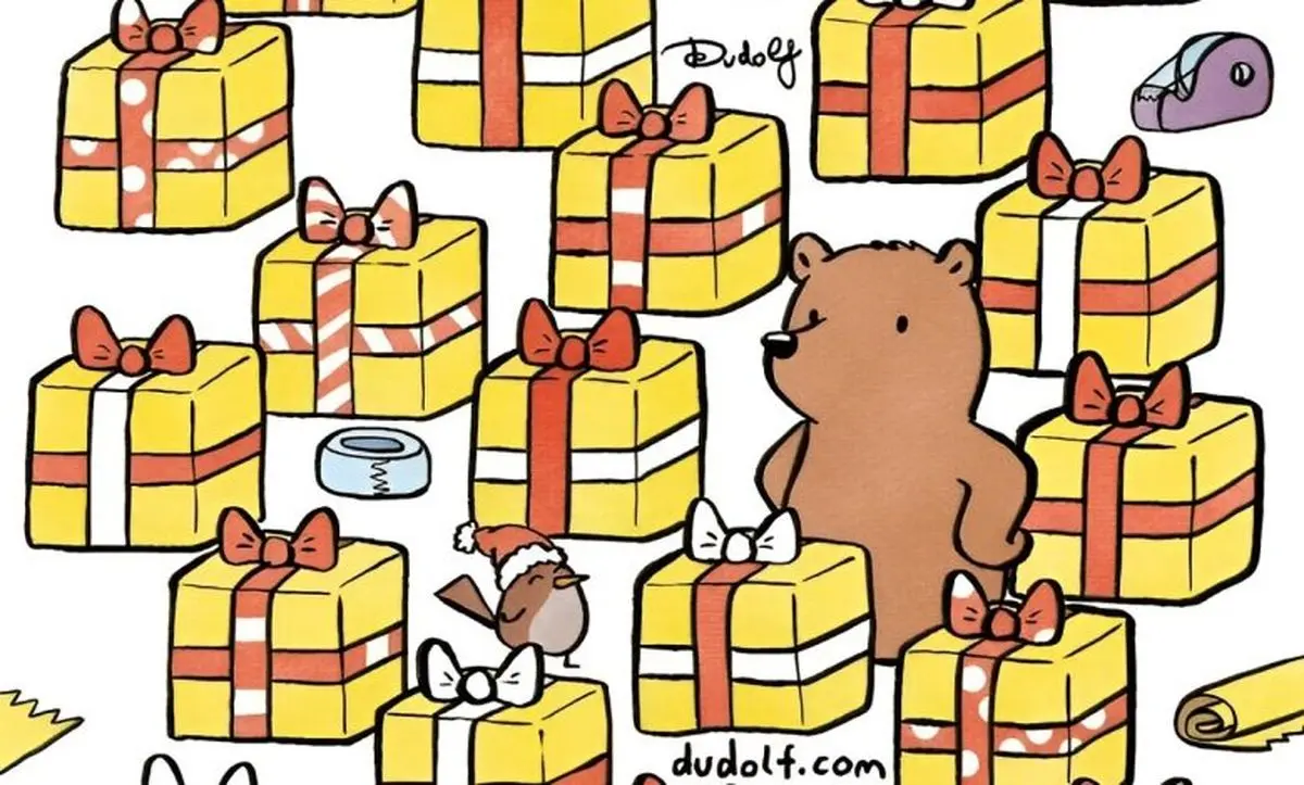 چالش 7 ثانیه‌ای: کدام جعبه هدیه تنهاست؟ ذهن‌تان را به آزمون بگذارید!