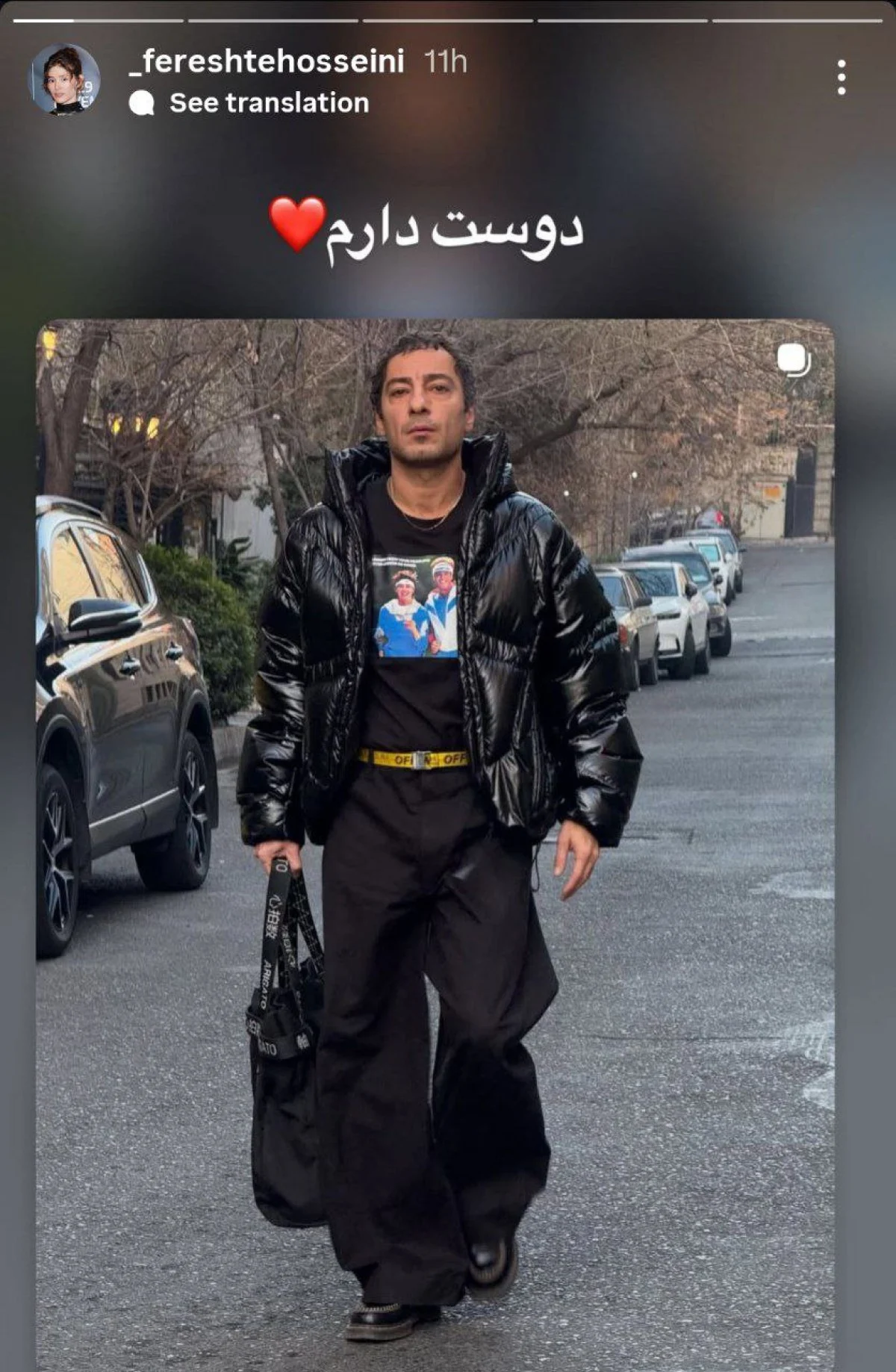 فرشته حسینی با یک استوری به شایعات پایان داد؟