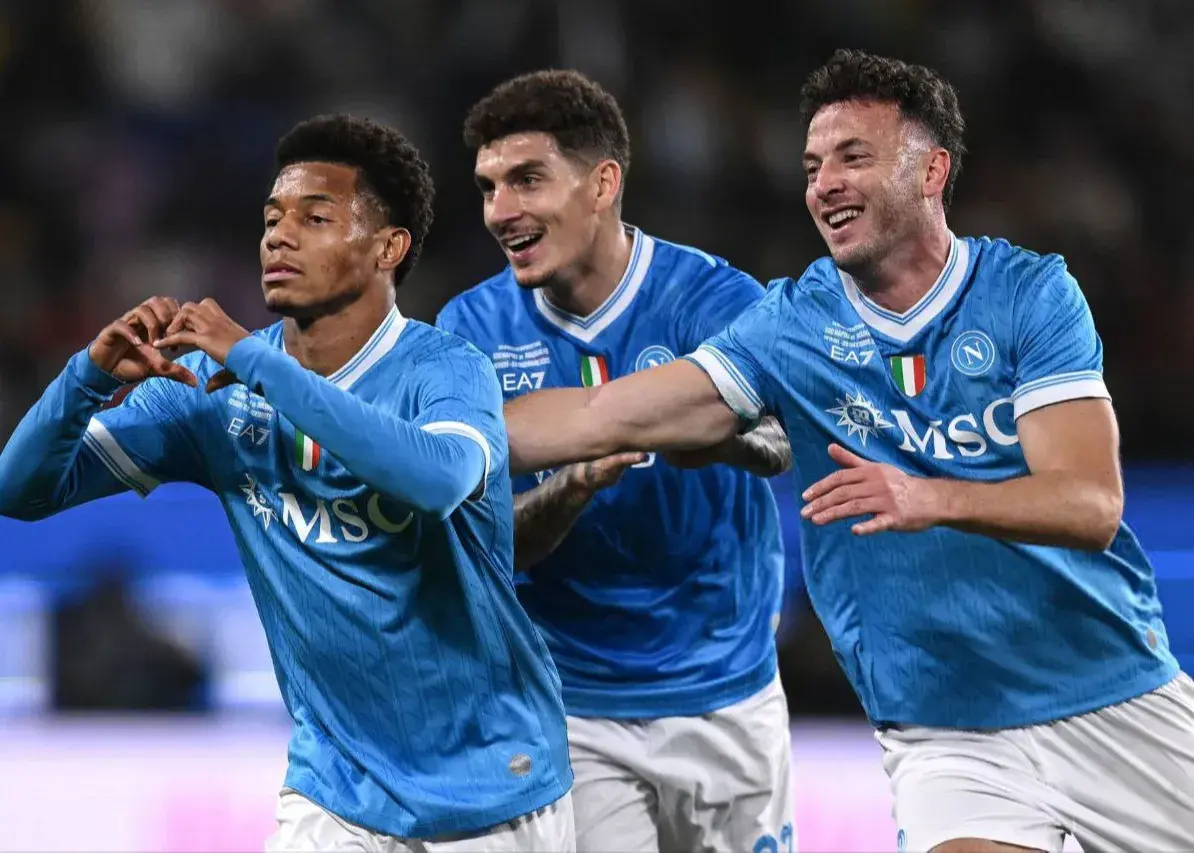 ناپولی با درخشش نرس، سوپرجام ایتالیا را فتح کرد؛ کونته هم طعم قهرمانی را چشید!