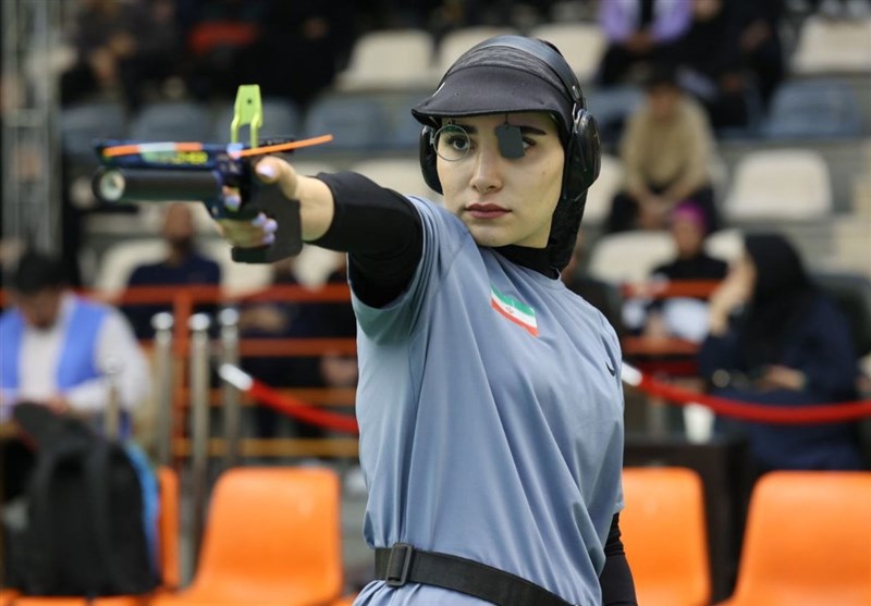 هانیه رستمیان با تلاش بی‌وقفه به رتبه دهم جام جهانی تیراندازی رسید