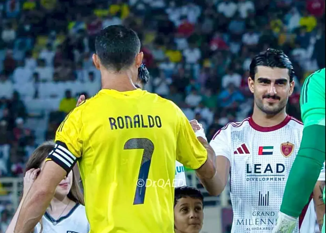 غندی‌پور این بار مقابل رونالدو درخشید؛ حضور ثابت در ترکیب الوحده امارات
