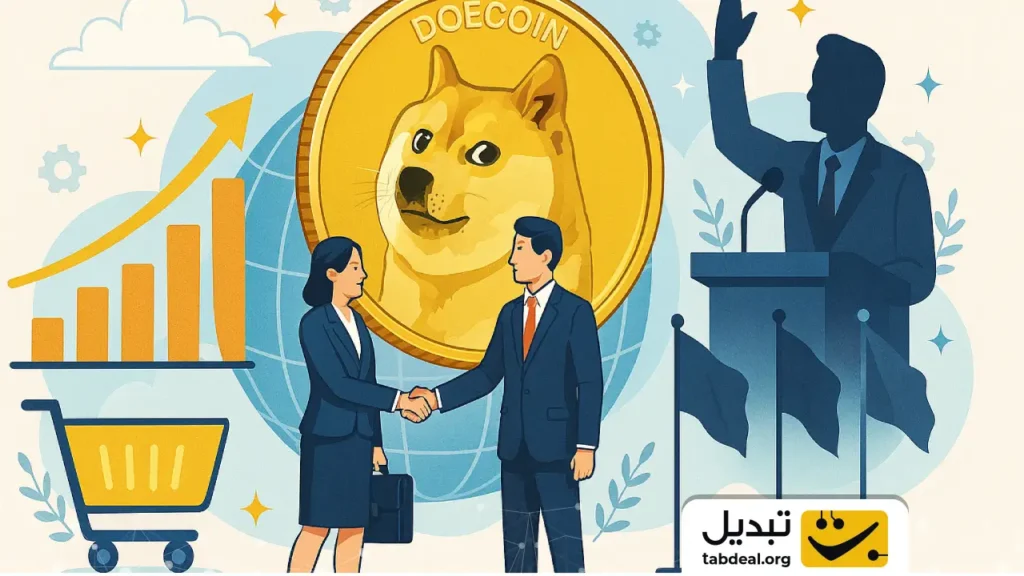 دوج کوین چگونه وارد سیاست آمریکا شد؟ آینده‌ای که همه را شگفت‌زده می‌کند!