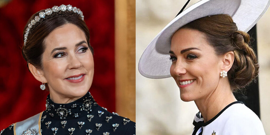 راز شباهت حیرت‌انگیز استایل ملکه دانمارک و کیت میدلتون فاش شد!