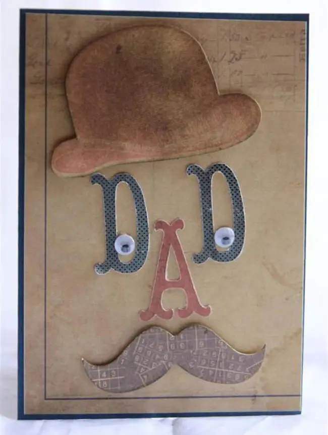 عکس درست کردن کارت پستال روز پدر 