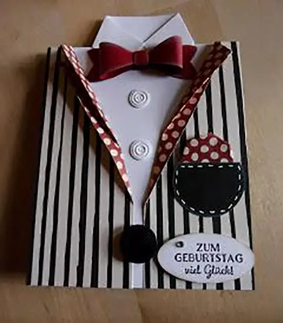 عکس کارت پستال روز مرد مدل پیراهن و لباس