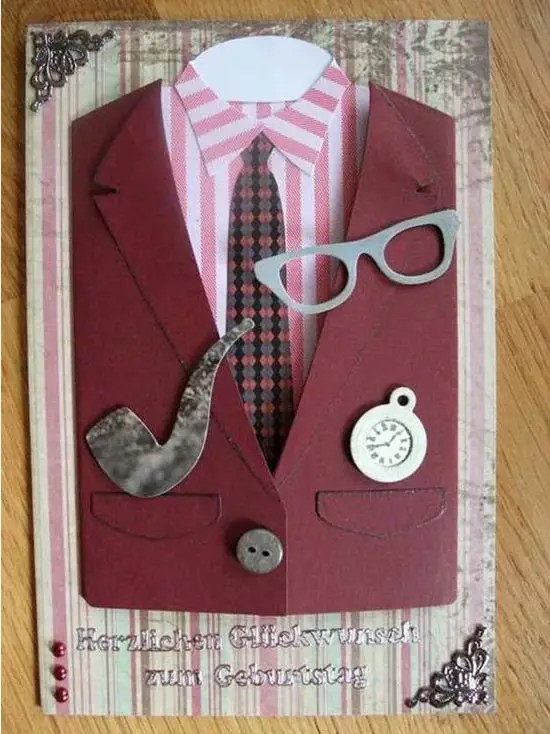 عکس کارت پستال روز مرد مدل پیراهن و لباس