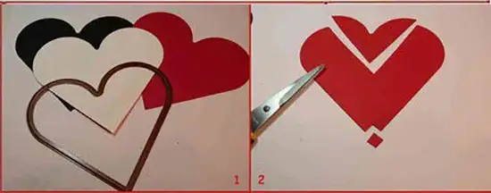 عکس درست کردن جعبه کادوی روز مرد مدل کت قلبی