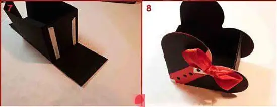 عکس درست کردن جعبه کادوی روز مرد مدل کت قلبی