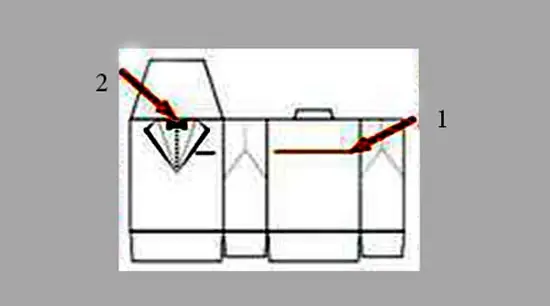 عکس درست کردن جعبه کادوی روز مرد مدل کت و پیراهن
