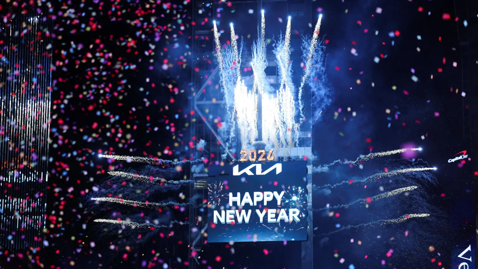 استقبال از سال نو در میدان تایمز نیویورک