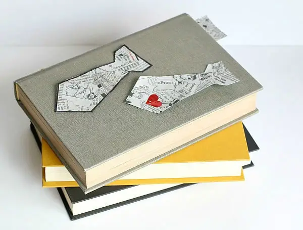 علامت‌گذار کتاب برای ساخت کاردستی برای روز پدر